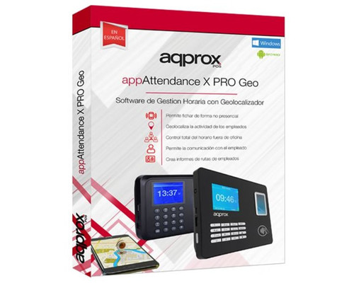 SOFTWARE CONTROL DE PRESENCIA APPATTENDANCE X-PRO GEO